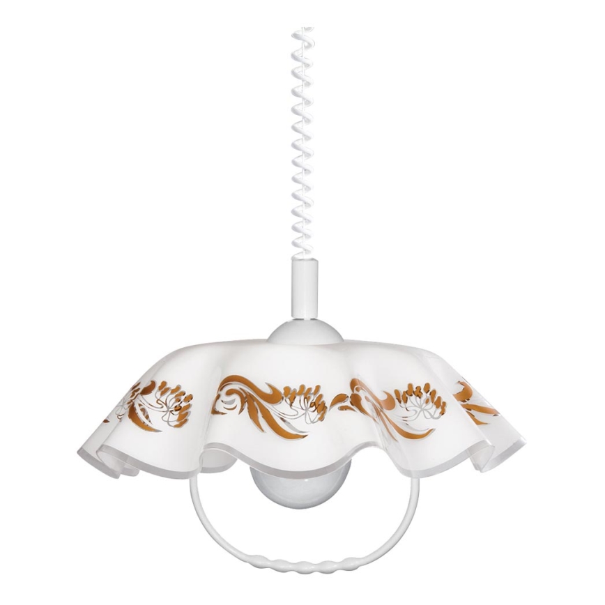 Prezent 74197 A02 - Candelabro suspenso LYRA 1xE27/60W/230V